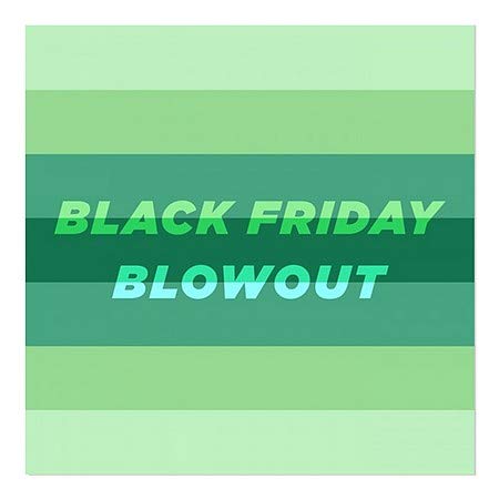 Cgsignlab | חלון Black Friday Bladout -שיפוע מודרני נצמד בחלון | 8 x8